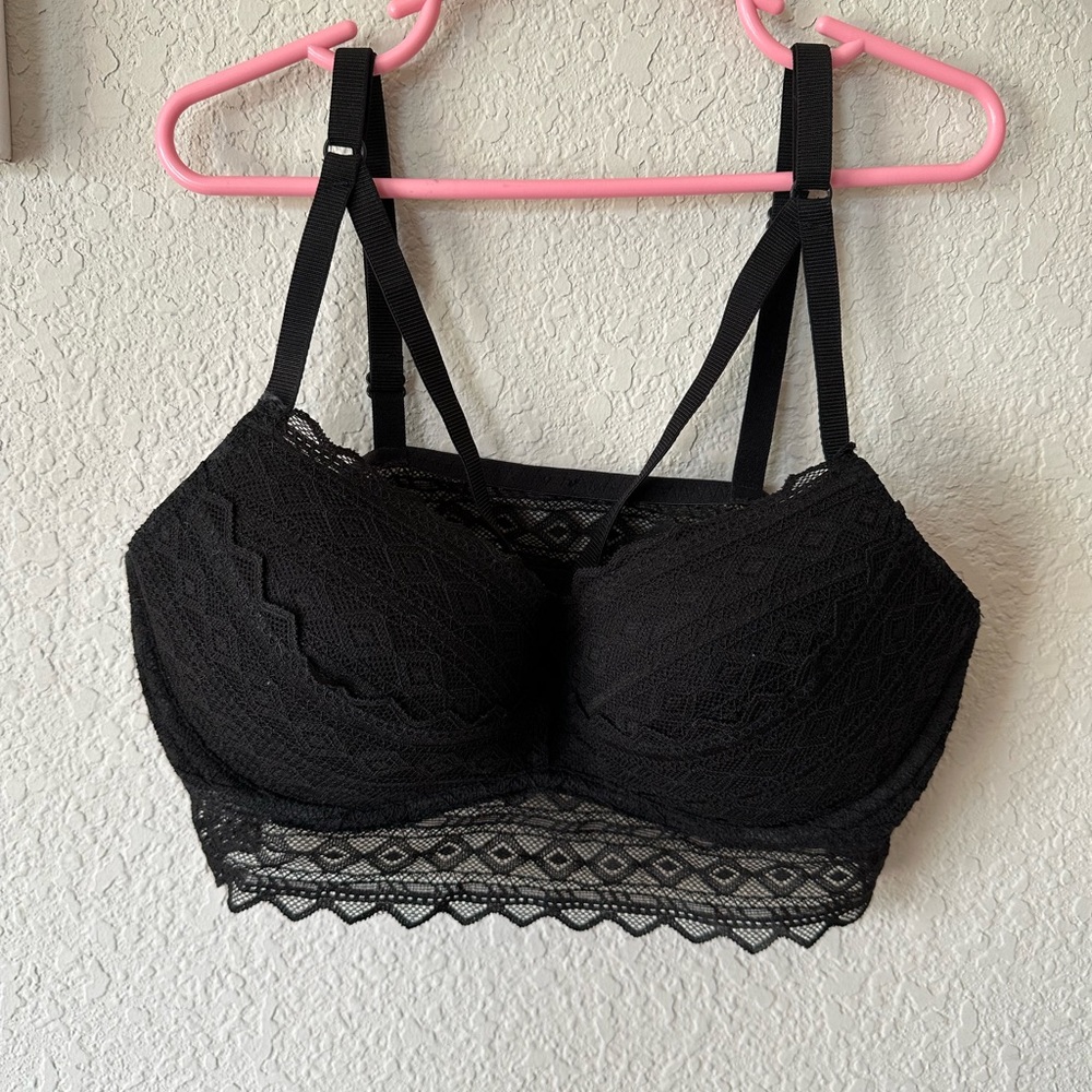 PINK lace bra